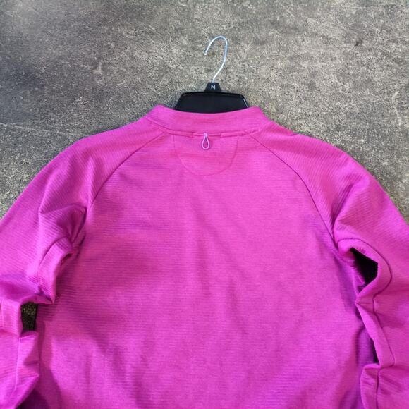Brooks Sweatshirt Womens S Pink Crop Pullover Athleisure Pockets Stretch - Picture 4 of 8